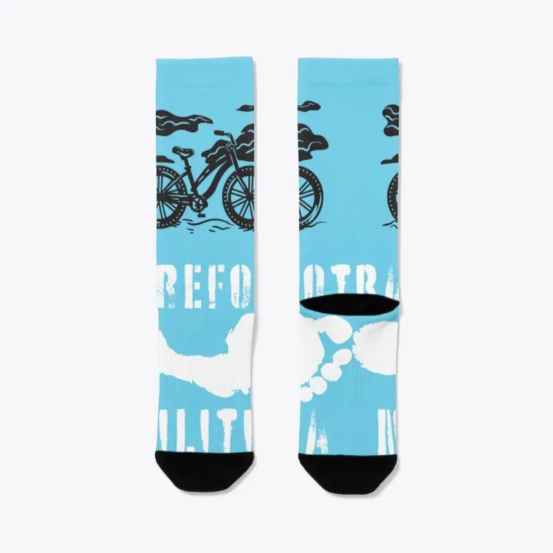 Go ride your bike-Barefoot